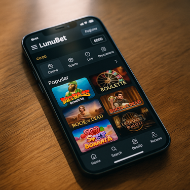 LunuBet - Mobile Platform - Responsive Design voor iPhone en Android